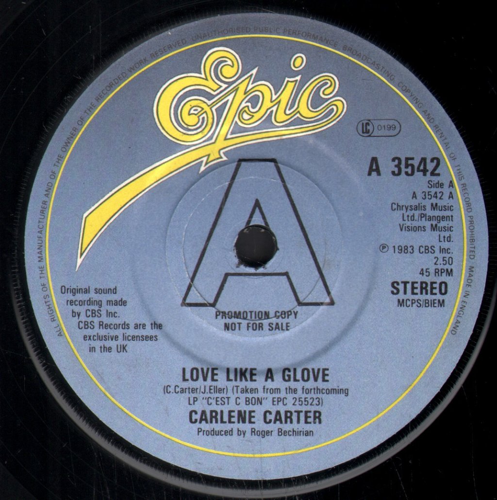 Carlene Carter - Love Like A Glove - 7 Inch