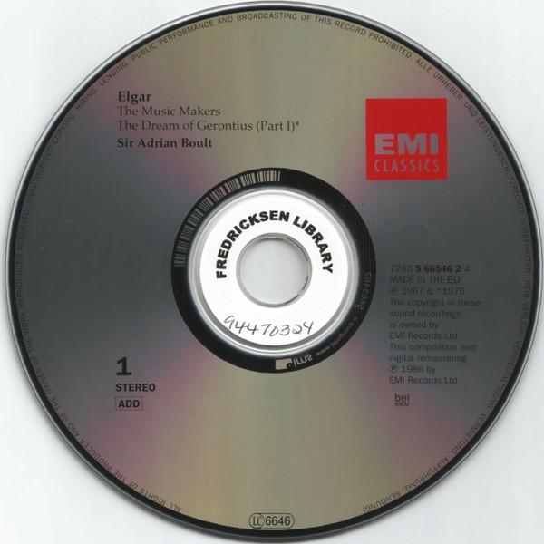 Sir Edward Elgar - Dream Of Gerontius / The Music Makers - Double Cd