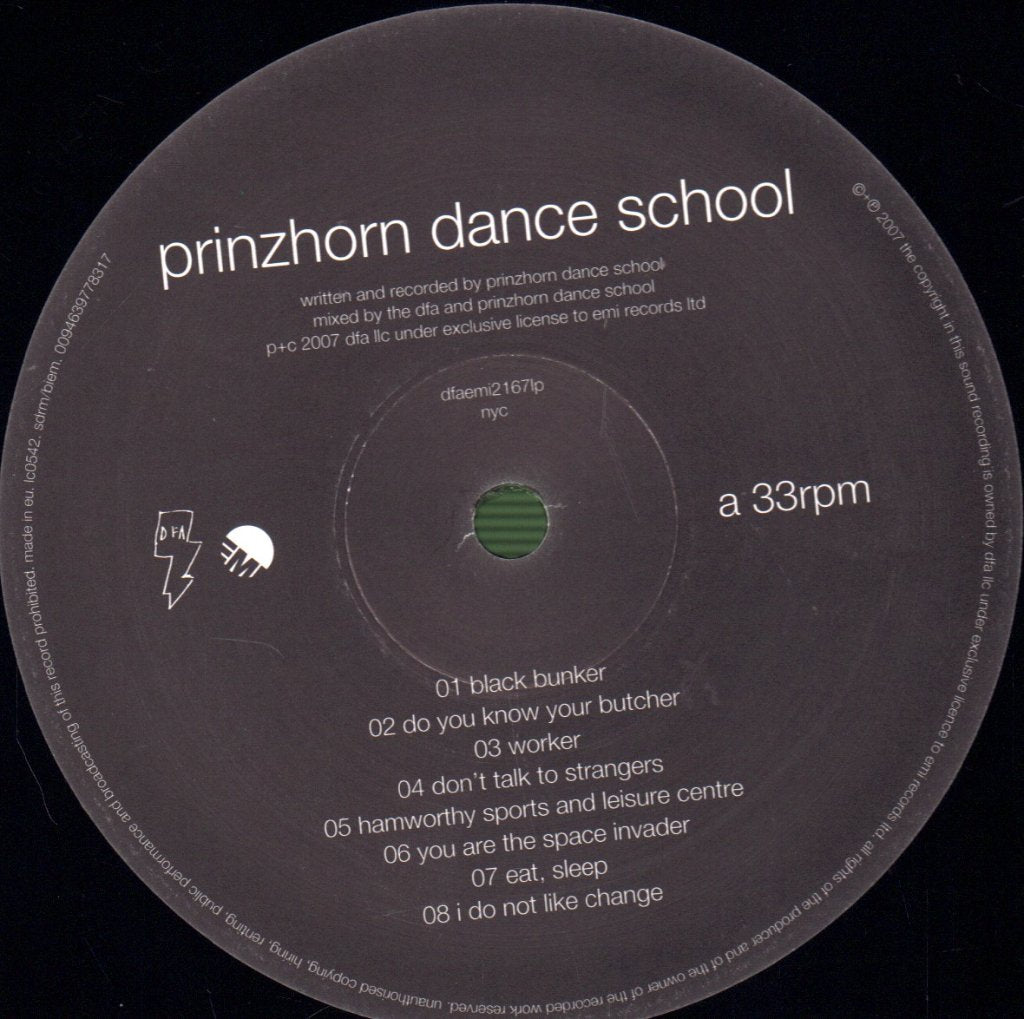 Prinzhorn Dance School - Prinzhorn Dance School - Lp