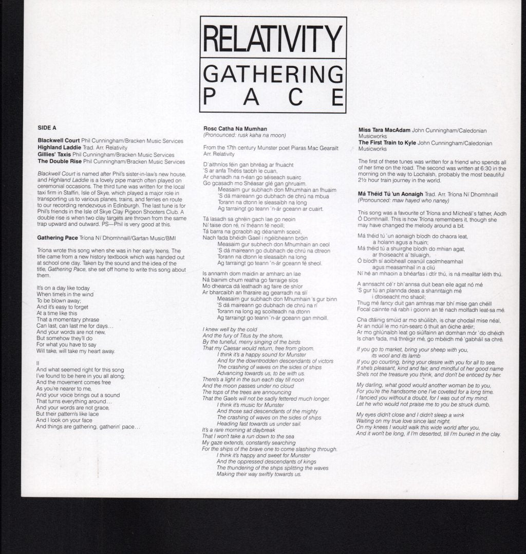 Relativity - Gathering Place - Lp