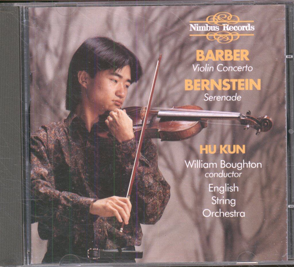 Hu Kun, English String Orchestra - Samuel Barber / Leonard Bernstein -  Violin Concerto / Serenade - Cd