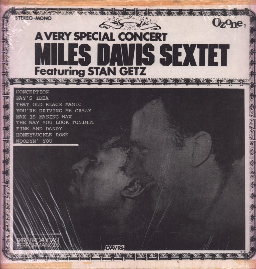 Miles Davis Sextet Featuring Stan Getz - A Very Special Concert - Lp