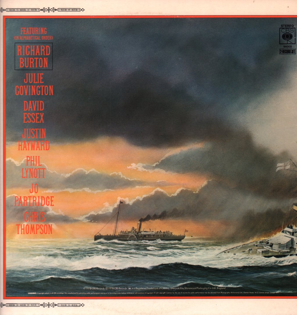 Jeff Wayne - War Of The Worlds - Double Lp
