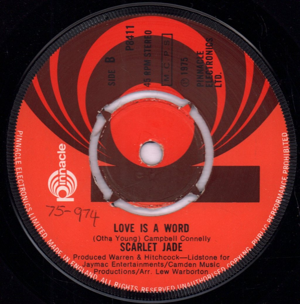 Scarlet Jade - Serenade That We Played - 7 Inch