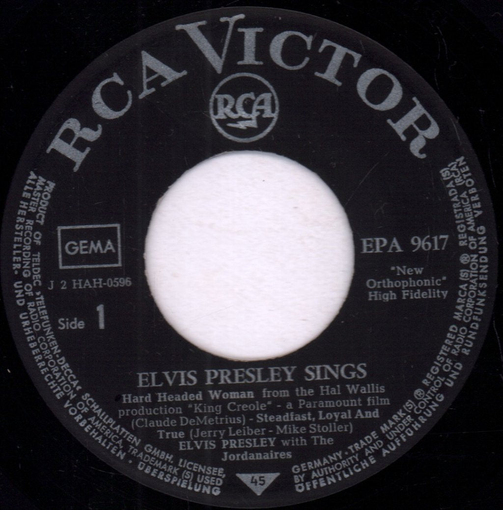 Elvis Presley - Elvis Presley Sings - 7 Inch