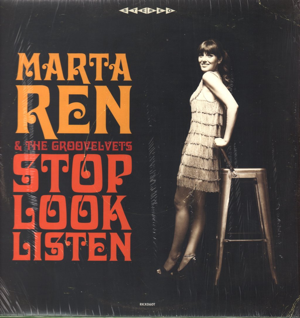 Marta Ren & The Groovelvets - Stop Look Listen - Lp