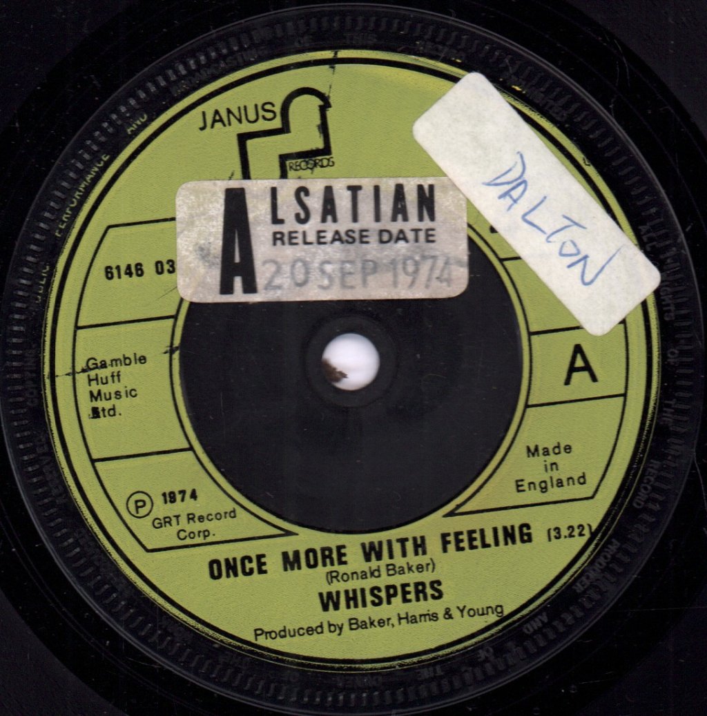 Whispers - Once More With Feeling - 7 Inch