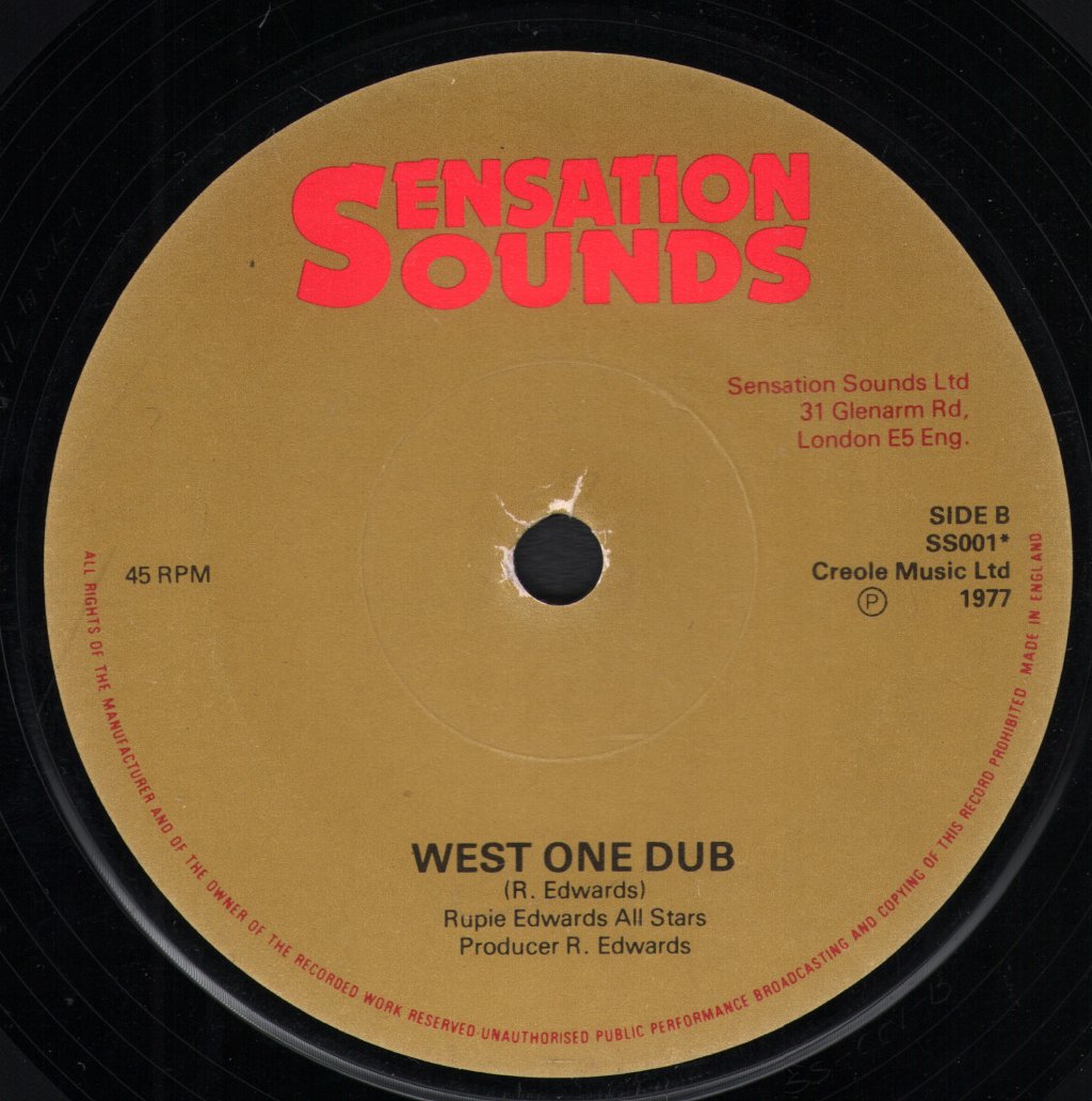 Rupie Edwards Allstars - West One - 7 Inch
