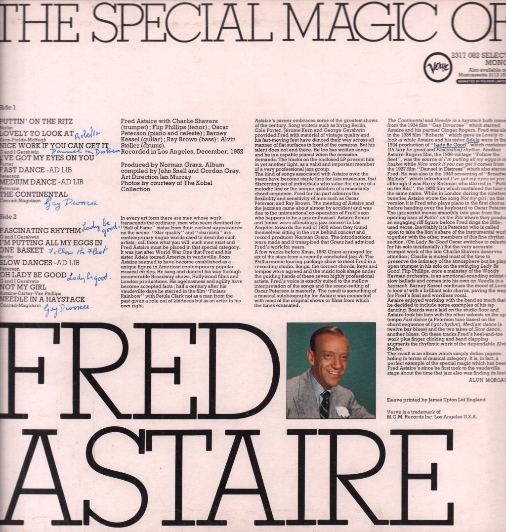 Fred Astaire - Special Magic Of Fred Astaire - Lp