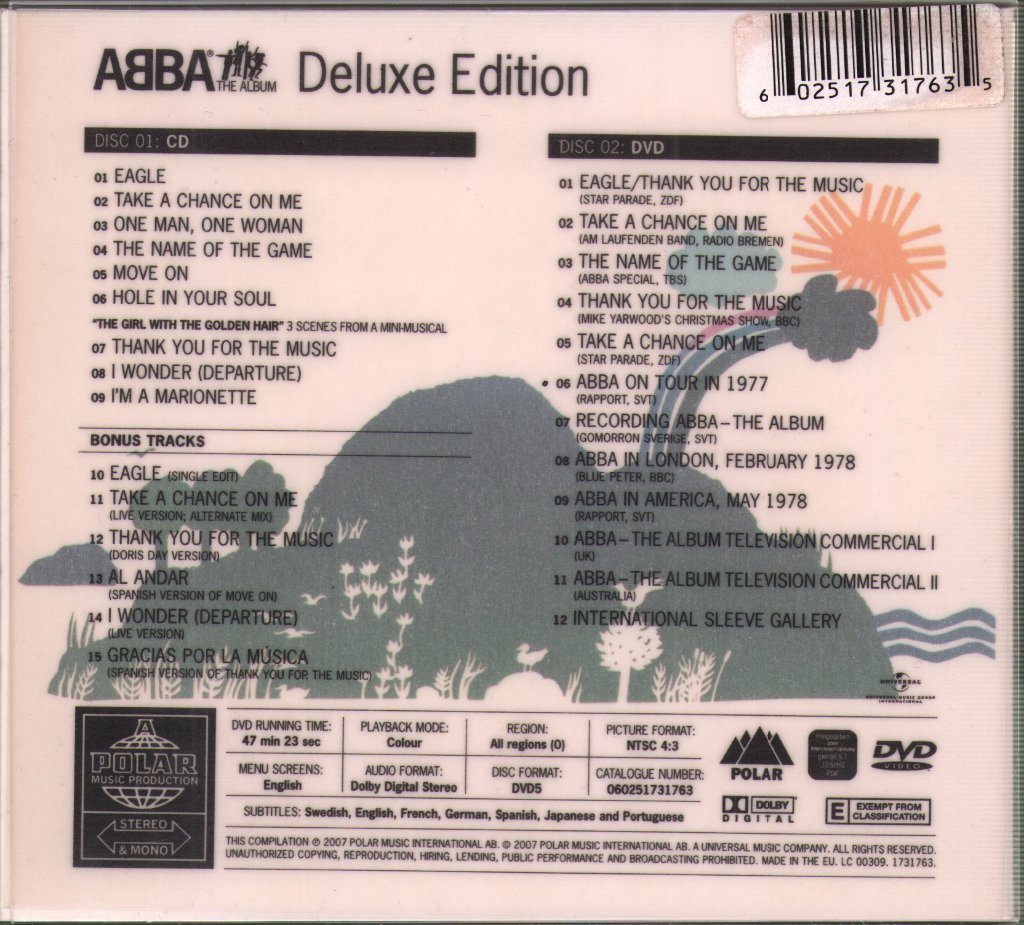 ABBA - Album - Cd/Dvd