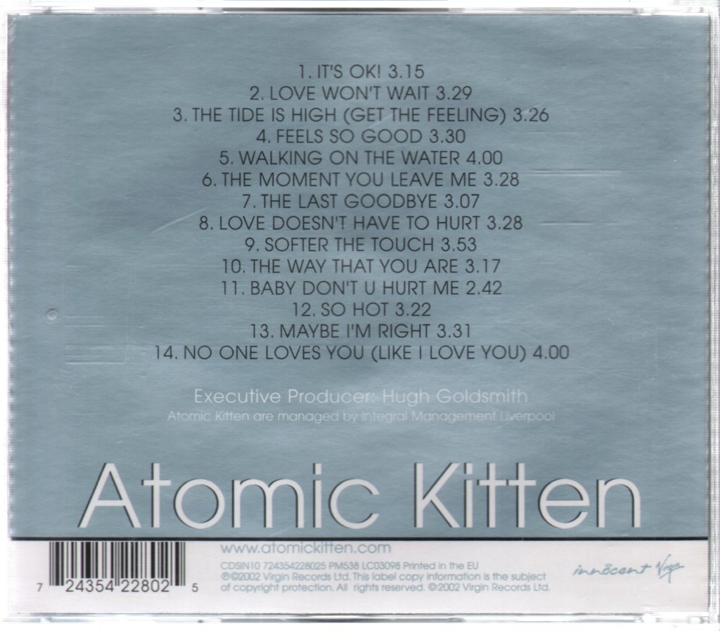 Atomic Kitten - Feels So Good - Cd