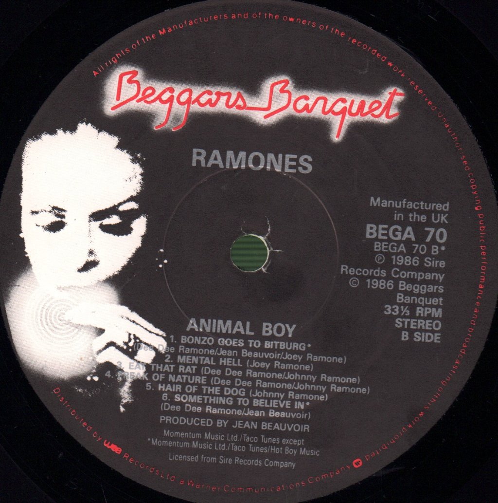 Ramones - Animal Boy - Lp