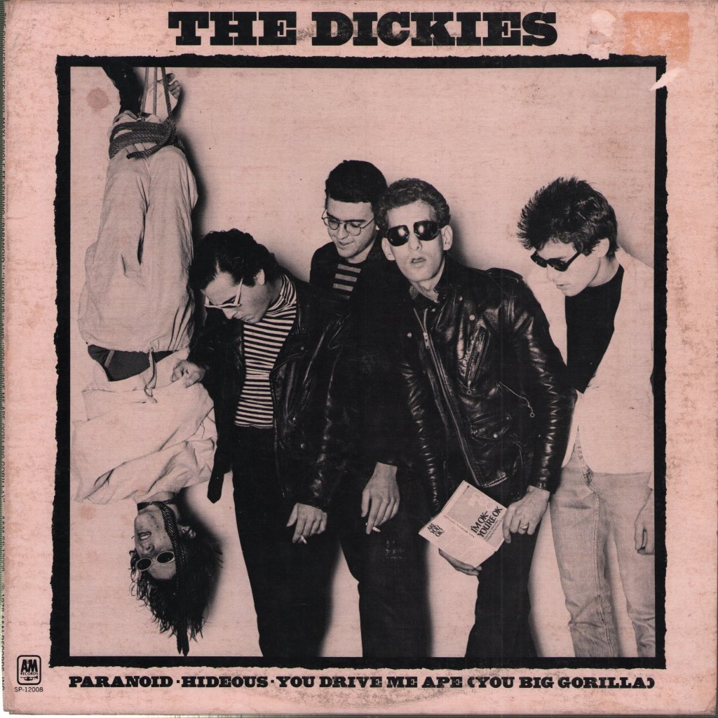 Dickies - Paranoid ▪ Hideous ▪ You Drive Me Ape (You Big Gorilla) - 10 Inch