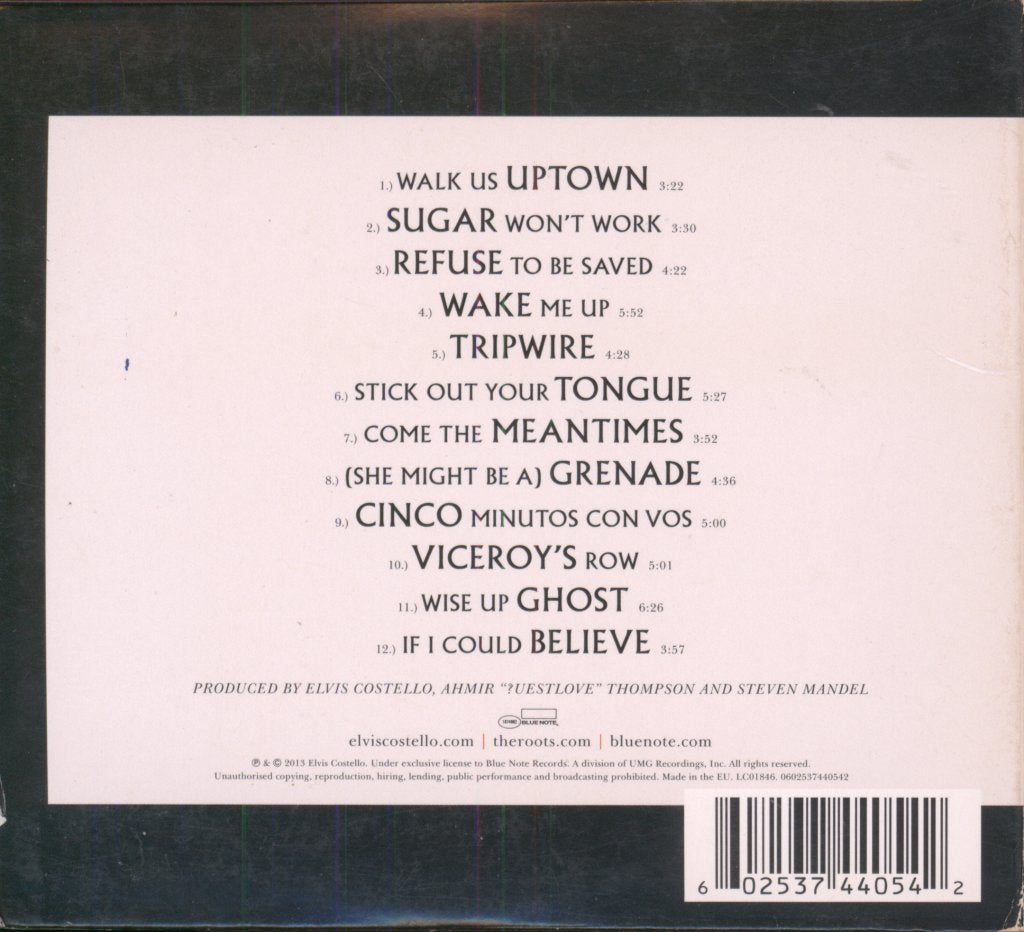 Elvis Costello And The Roots - Wise Up Ghost (And Other Songs 2013) - Cd