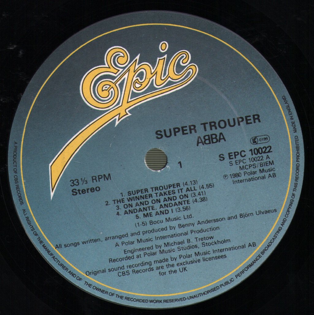 ABBA - Super Trouper - Lp