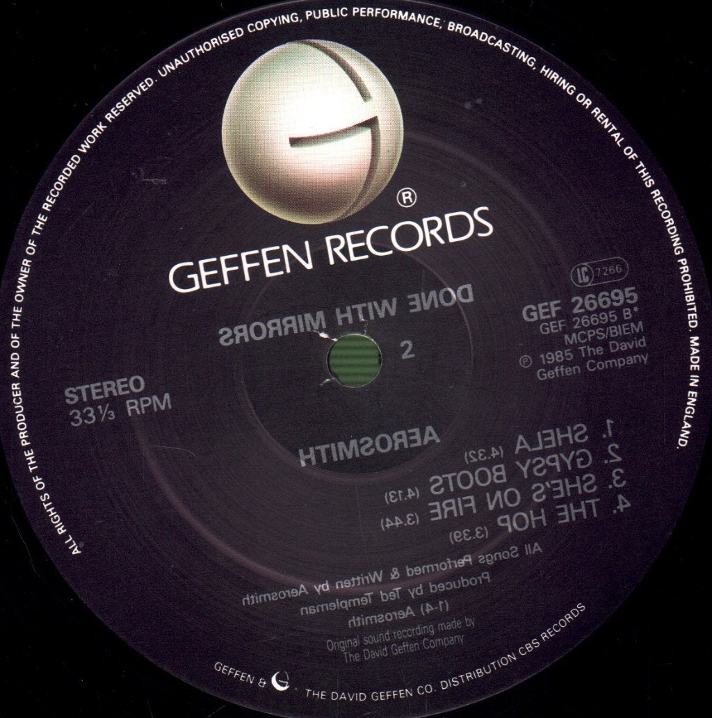 Aerosmith - Done With Mirrors - Lp