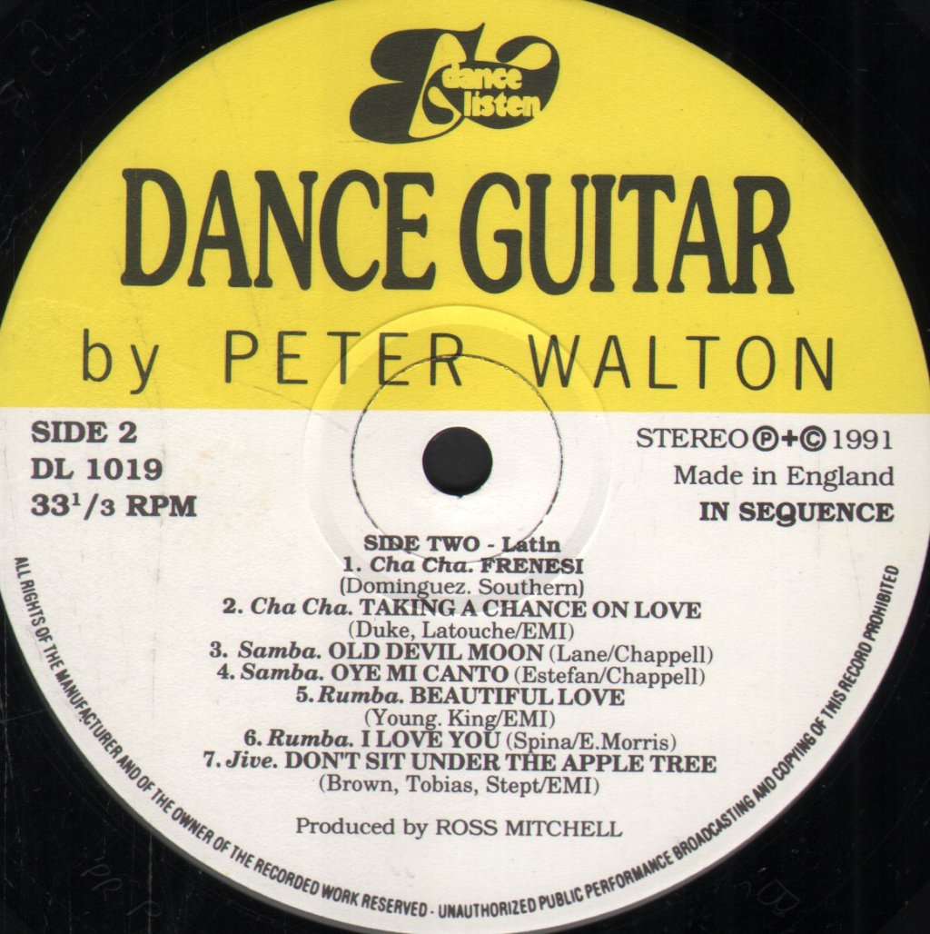 Peter Walton - Dance Guitar - Lp