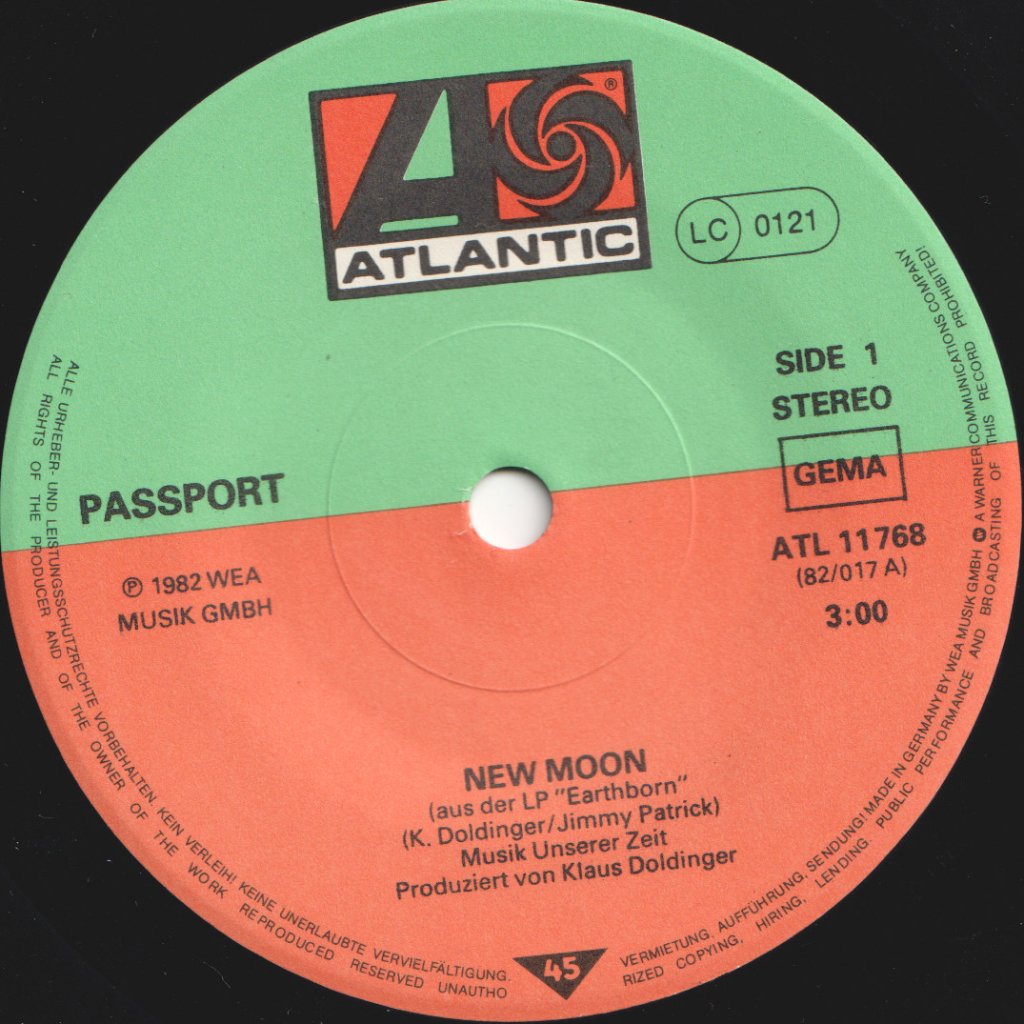 Passport - New Moon - 7 Inch