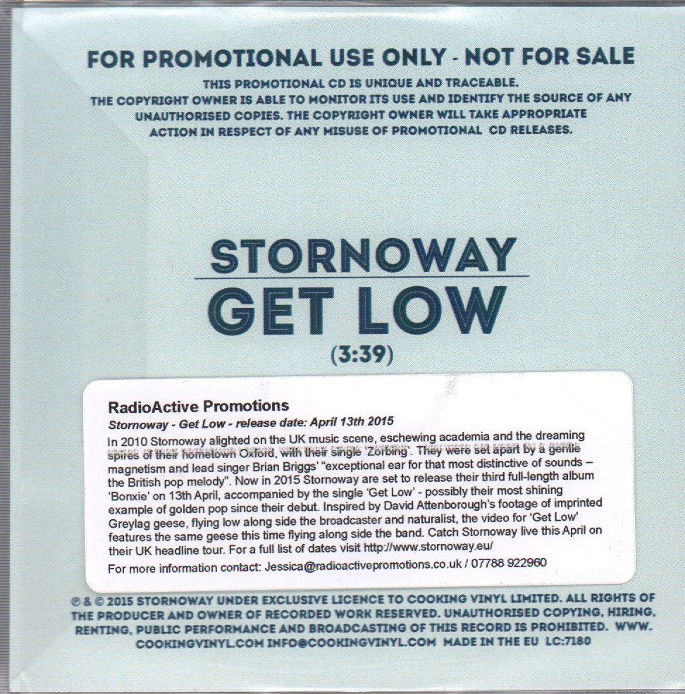 Stornoway - get low - Cdr
