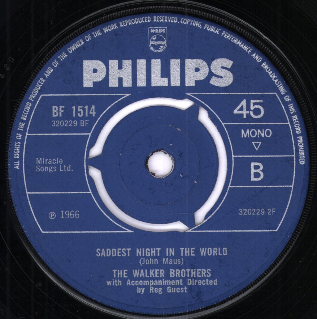 Walker Brothers - Another Tear Falls - 7 Inch