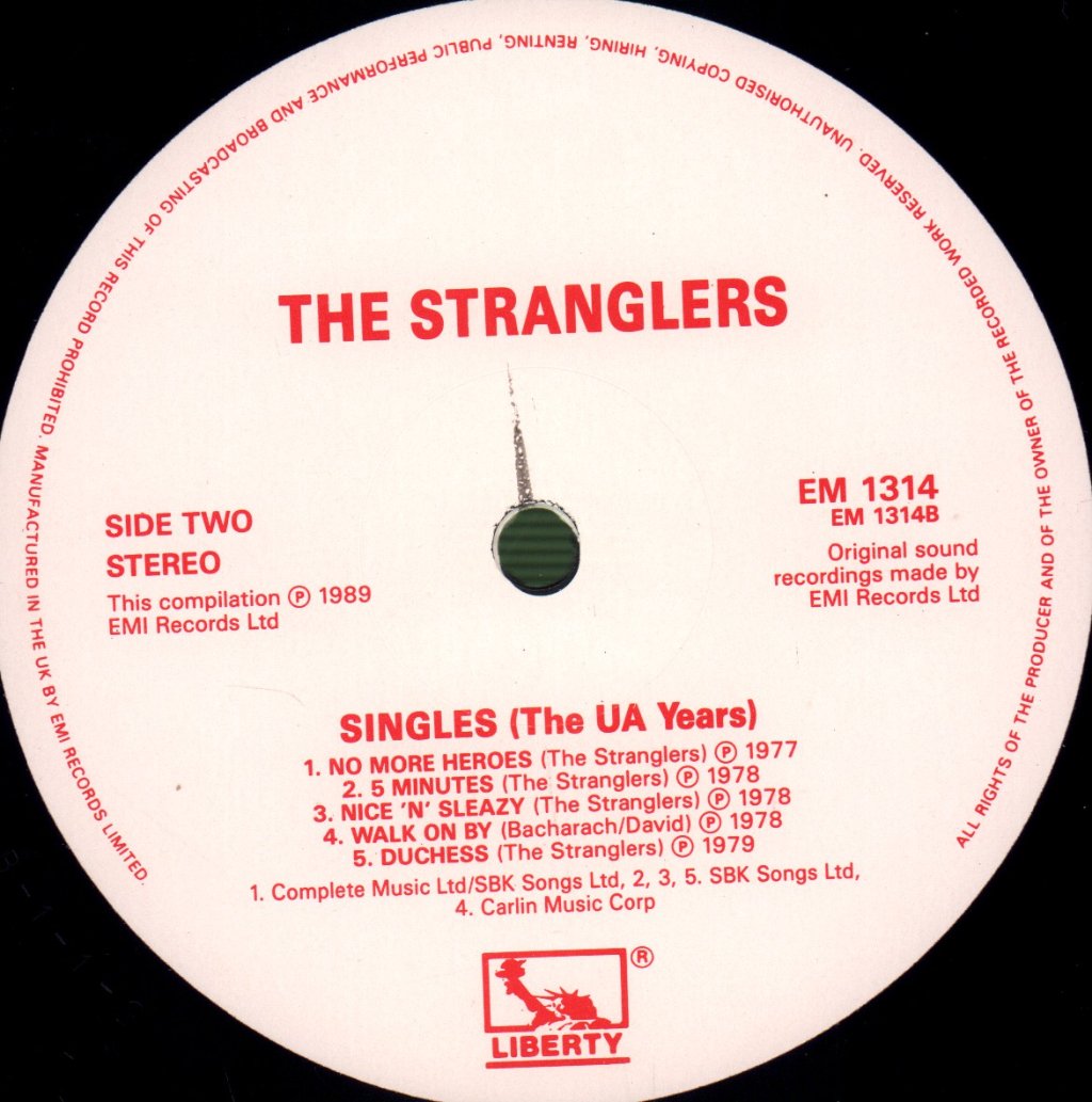 Stranglers - Singles (The U.A. Years) - Double Lp