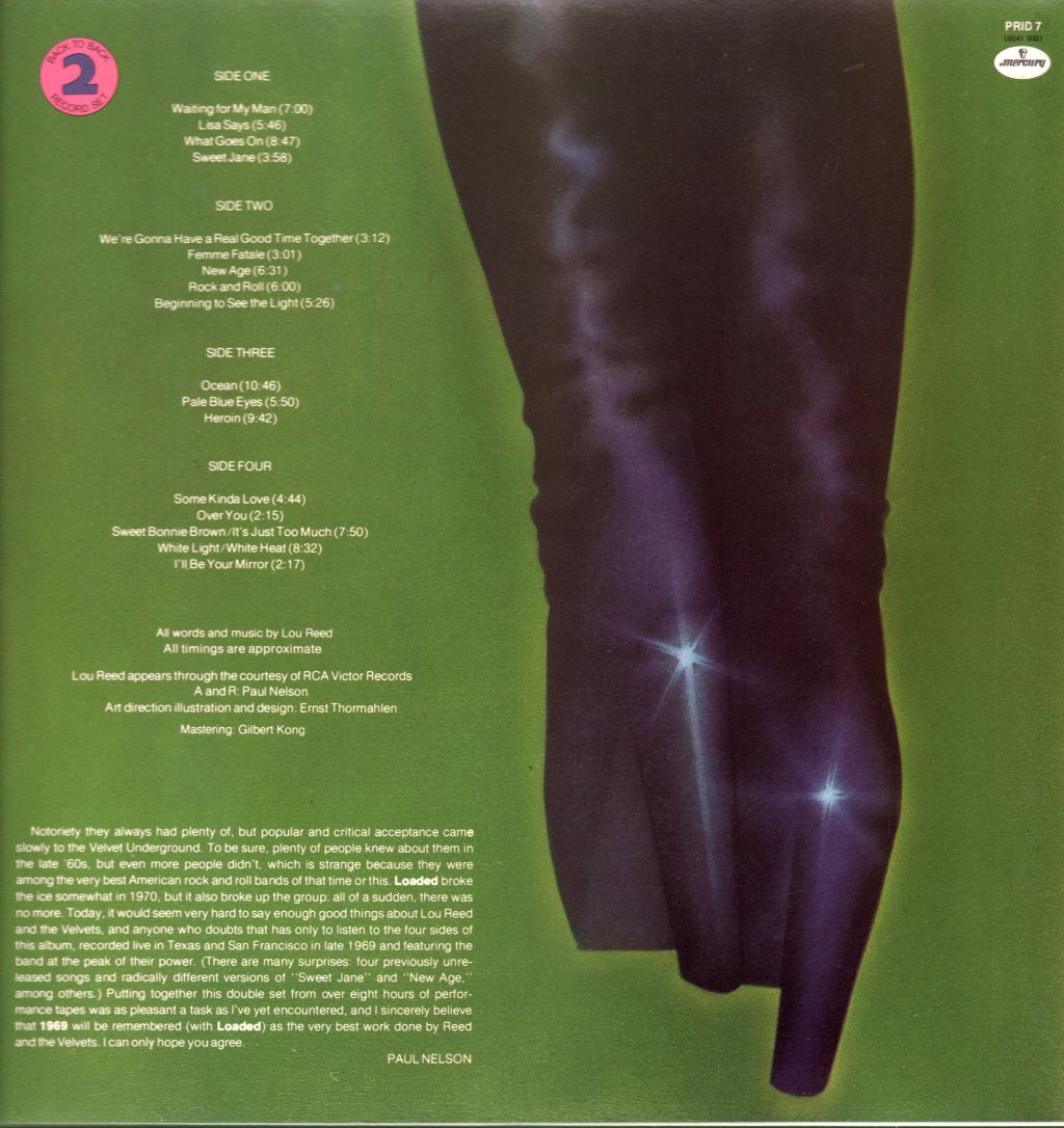 Velvet Underground - 1969 Velvet Underground Live - Double Lp