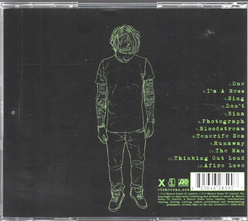 Ed Sheeran - X - Cd