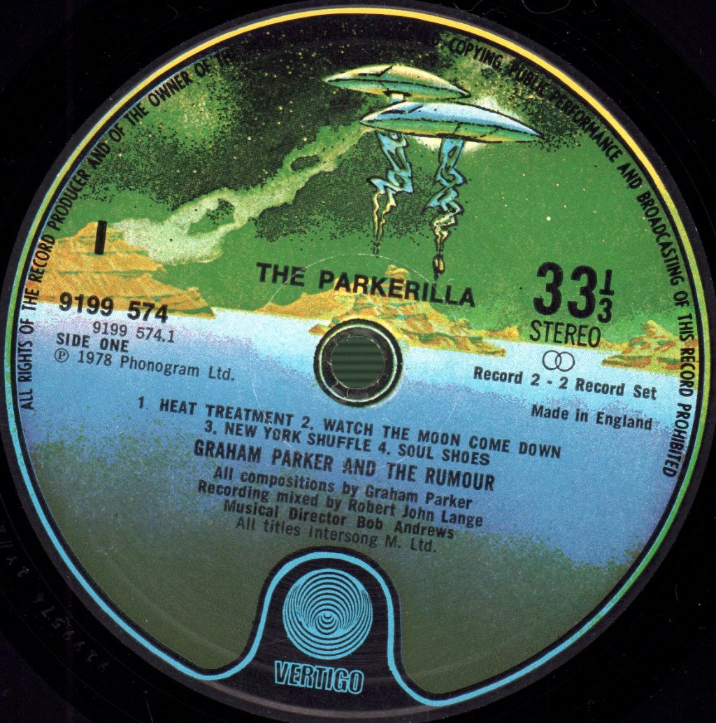 Graham Parker And The Rumour - Parkerilla - Double Lp