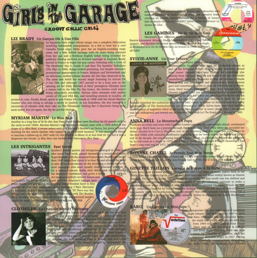 Various Artists - Girls In The Garage Volume 10 - Groovy Gallic Gals! - Lp