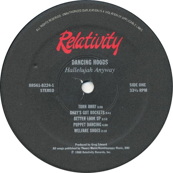 Dancing Hoods - Hallelujah Anyway - Lp