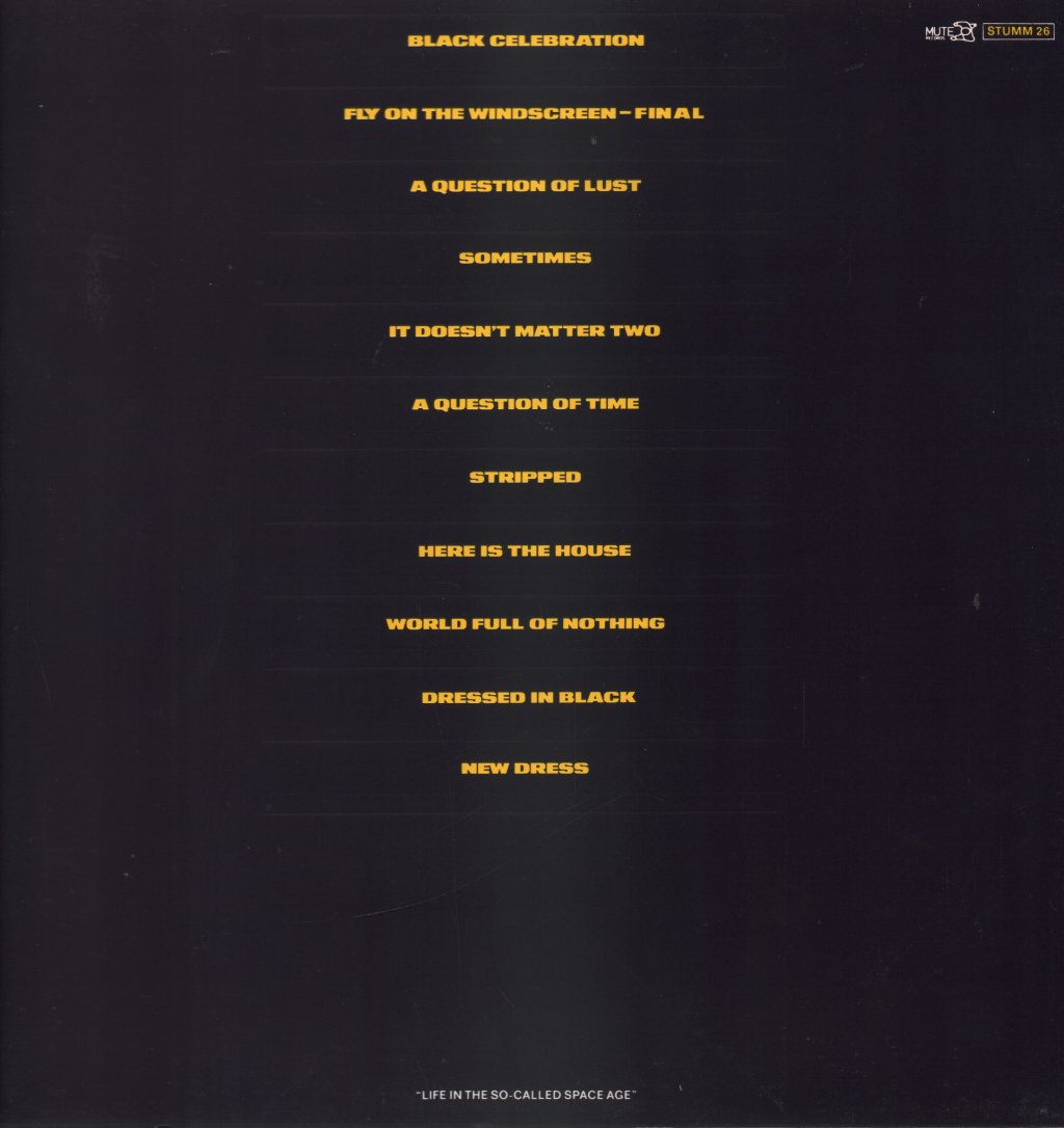 Depeche Mode - Black Celebration - Lp