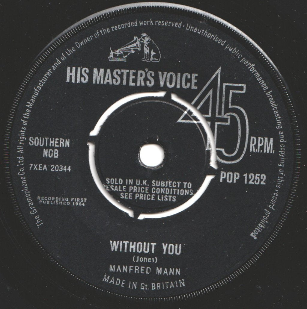 Manfred Mann - 5-4-3-2-1 - 7 Inch