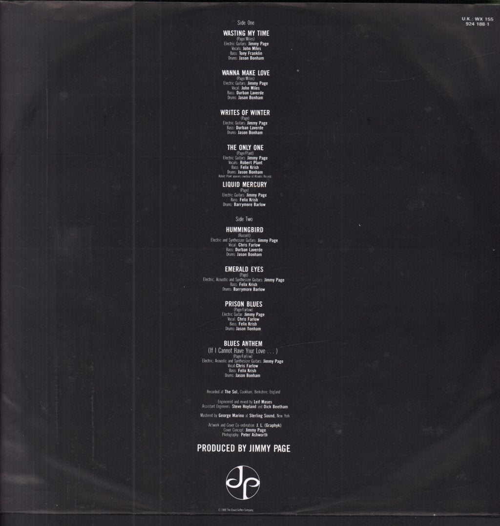 Jimmy Page - Outrider - Lp