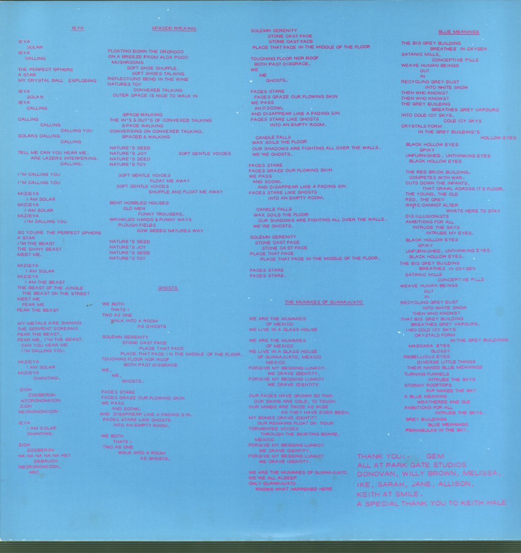 Toyah - Blue Meaning - Lp