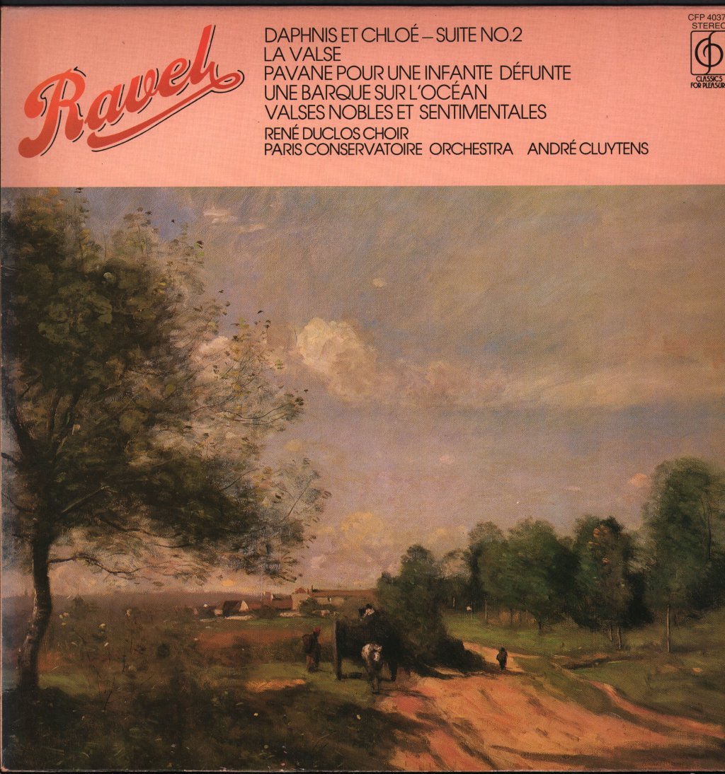 Andre Cluytens / Paris Conservatoire Orchestra - Daphnis Et Chloé - Suite No. 2 & Other Orchestral Works - Lp