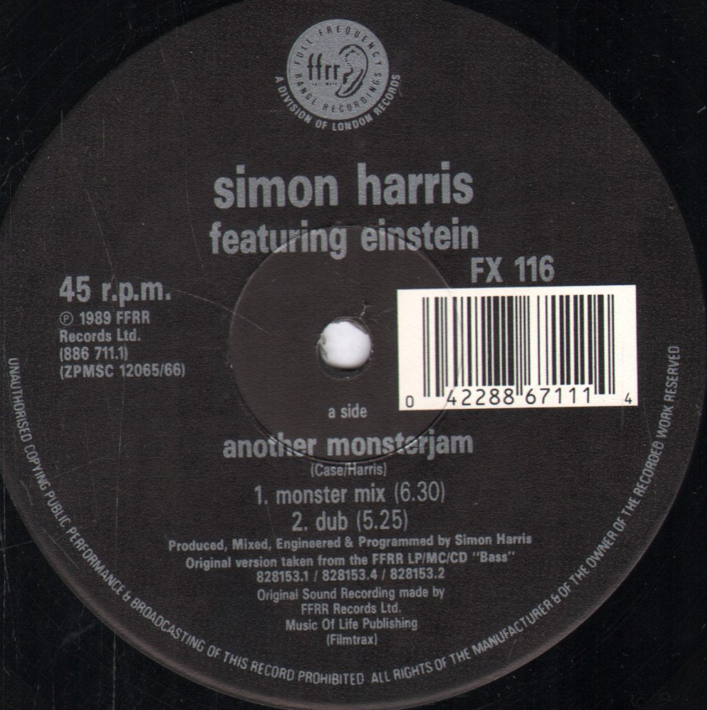 Simon Harris - Another Monsterjam - 12 Inch