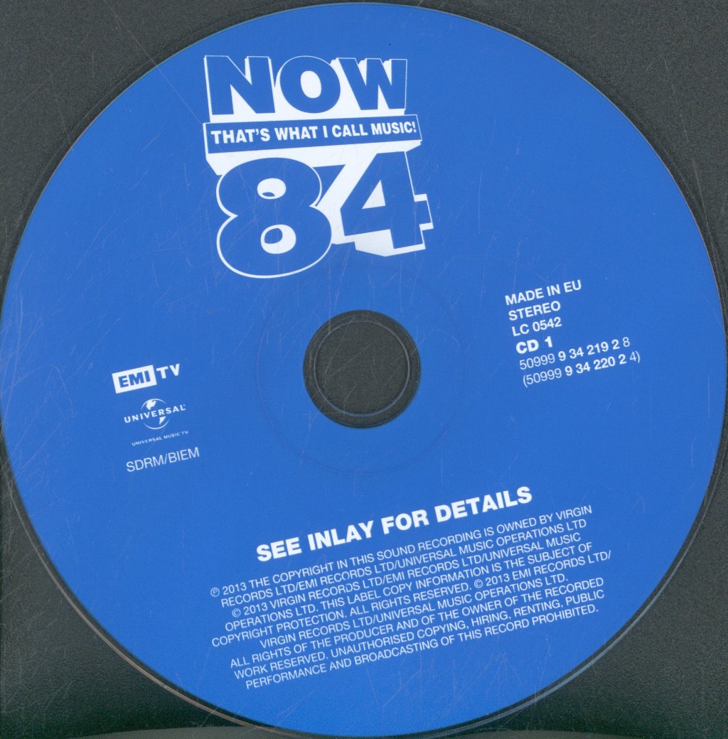 Various Artists - Now That's What I Call Music 84 - Double Cd