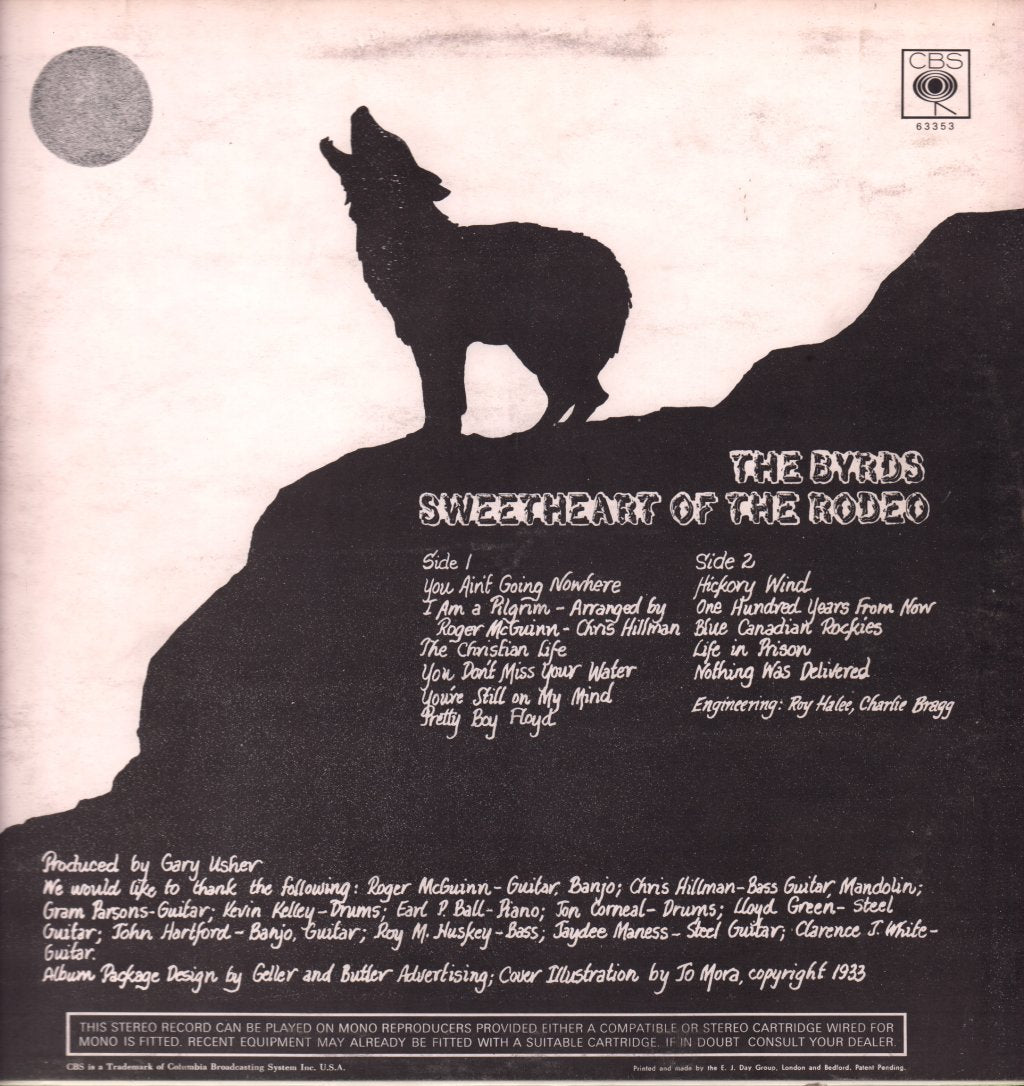 Byrds - Sweetheart Of The Rodeo - Lp