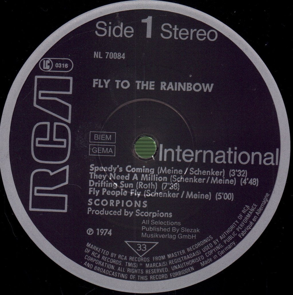 Scorpions - Fly To The Rainbow - Lp