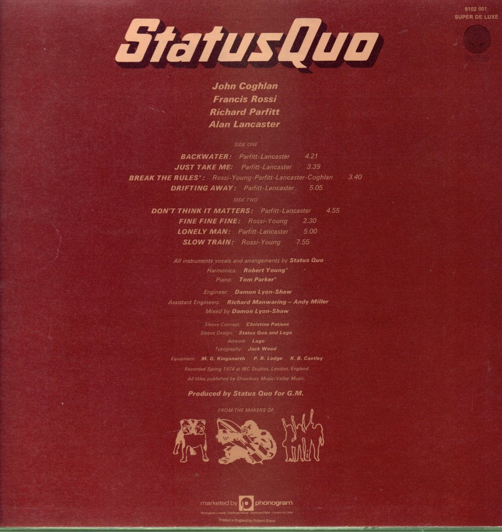 Status Quo - Quo - Lp