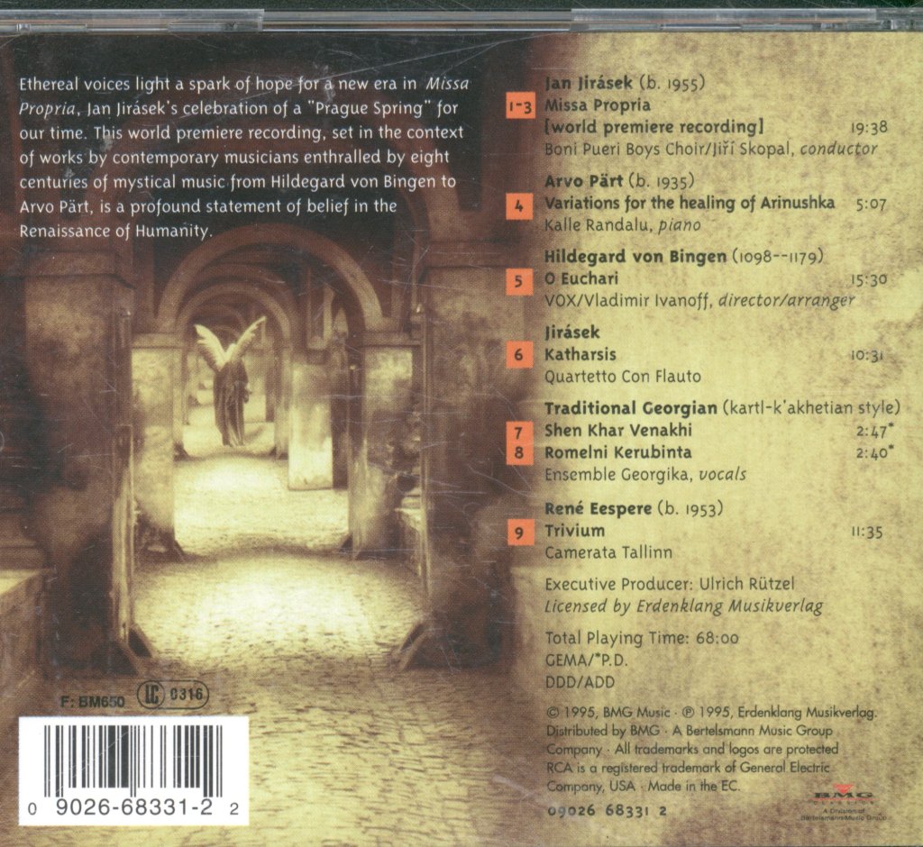 Various Artists - Jan Jirasek / Arvo Part / Hidegarde Von Bingen -Renaissance Of Humanity - Cd