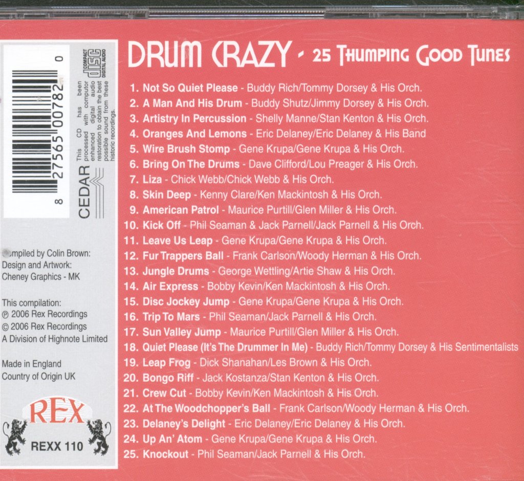 Various Artists - Drum Crazy - Cd