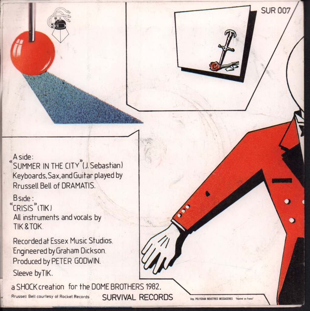 Tik And Tok - Summer In The City - 7 Inch