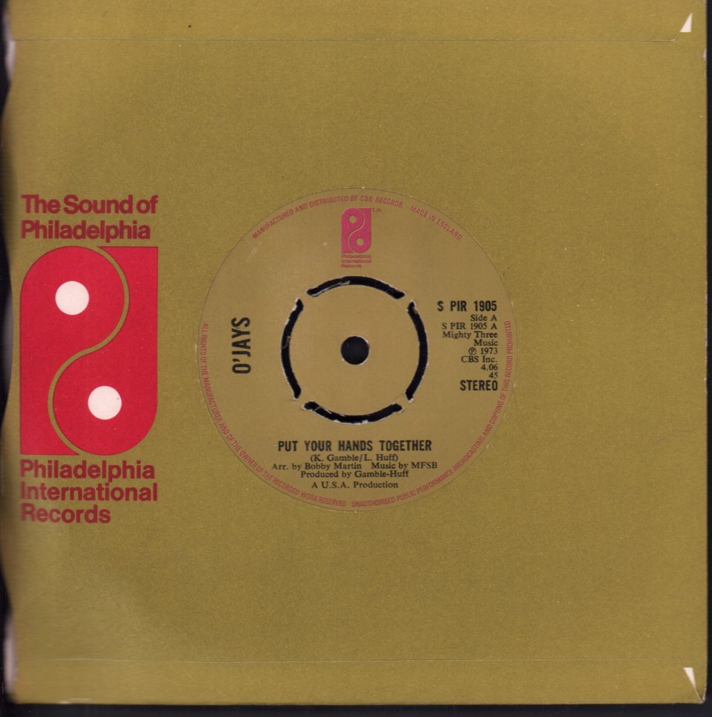 O'Jays - Put Your Hands Together - 7 Inch