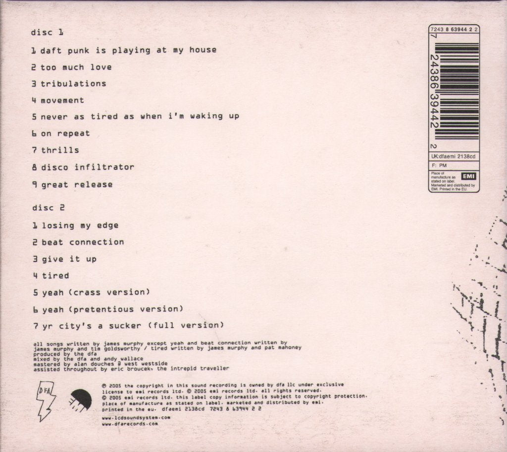LCD Soundsystem - LCD Soundsystem - Double Cd