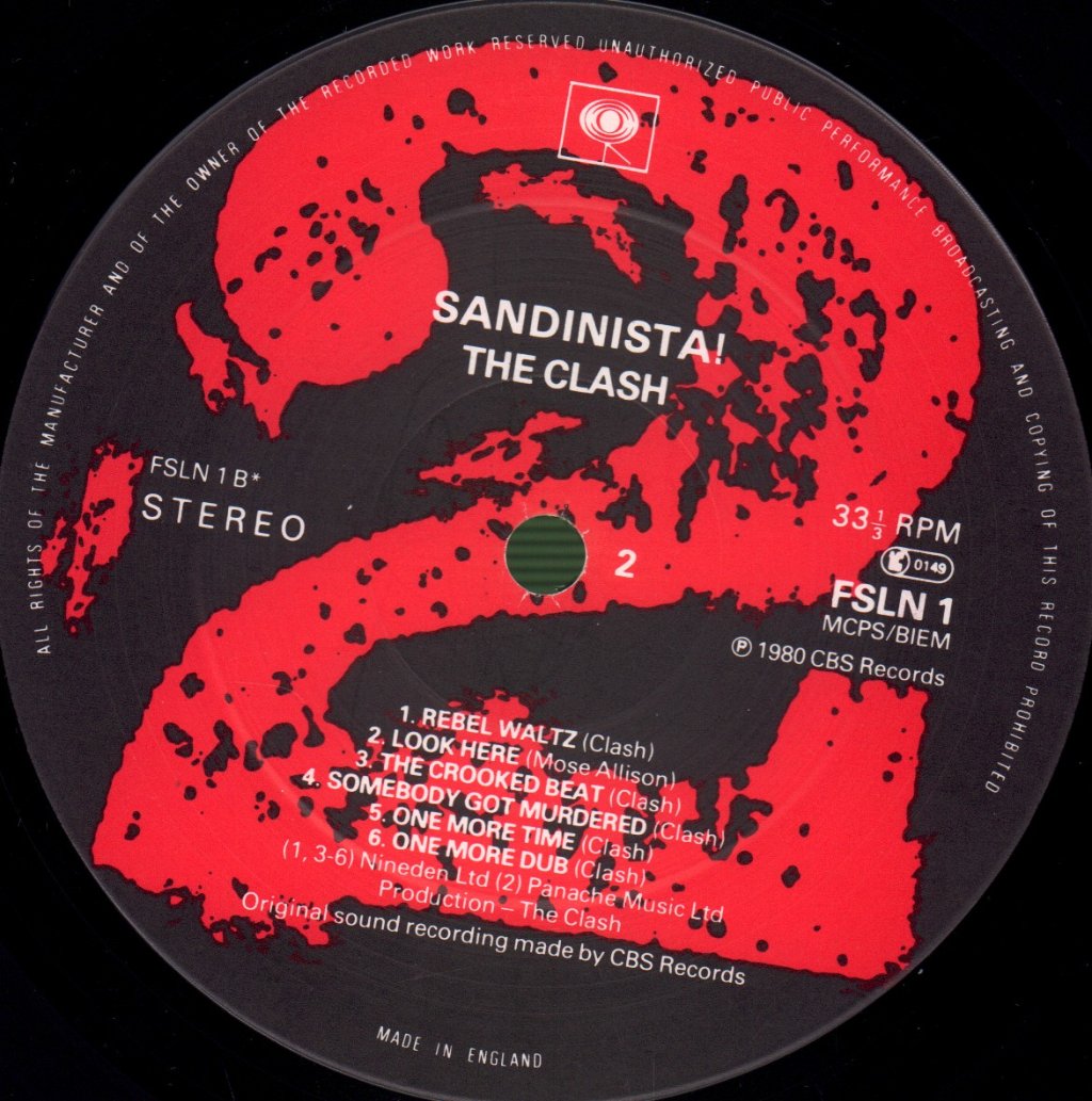 Clash - Sandinista - Triple Lp