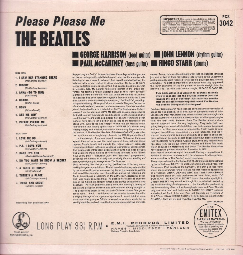 Beatles - Please Please Me - Lp