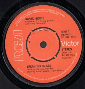 David Bowie - Breaking Glass - 7 Inch