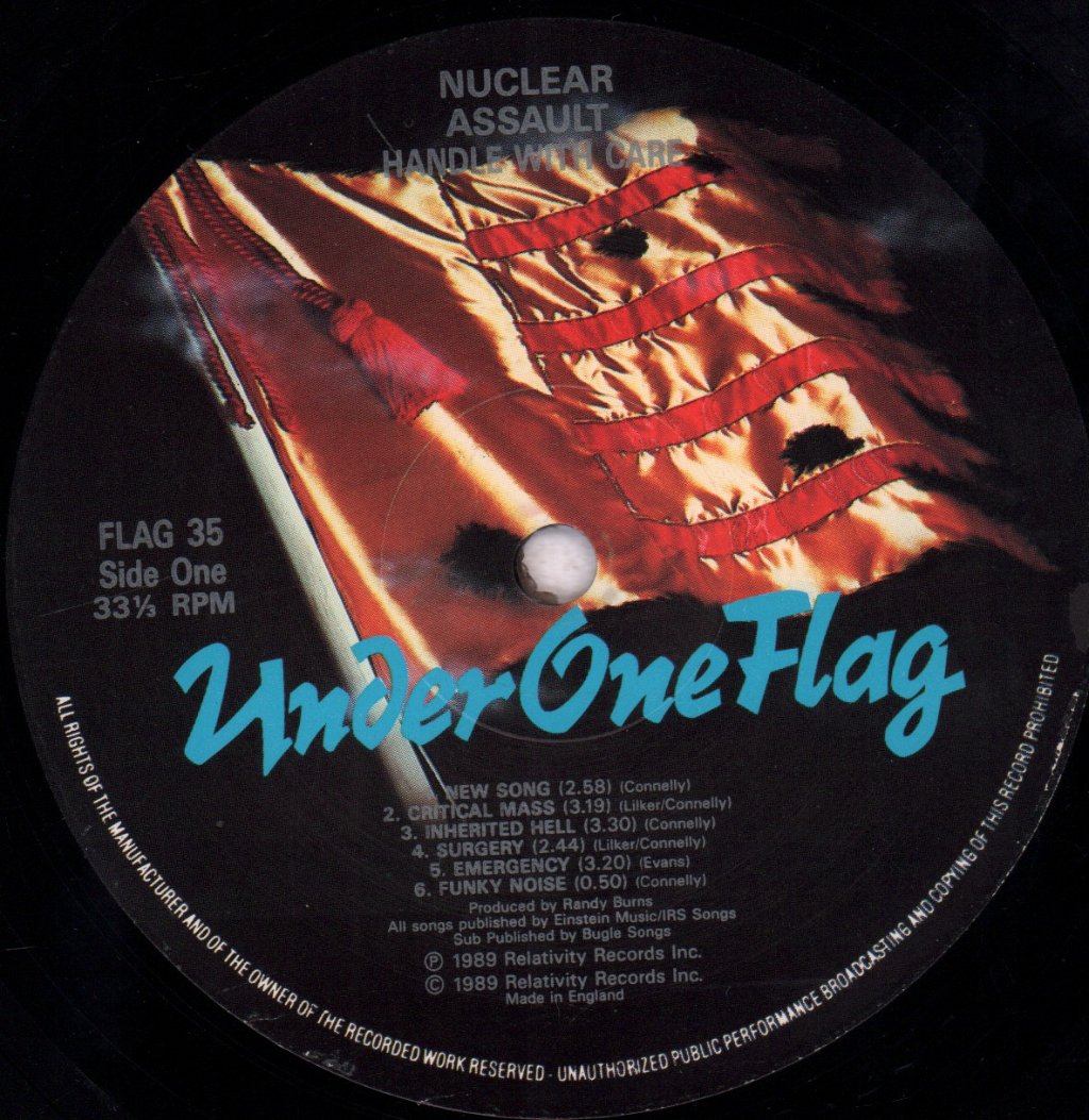Nuclear Assault - Handle With Care - Lp