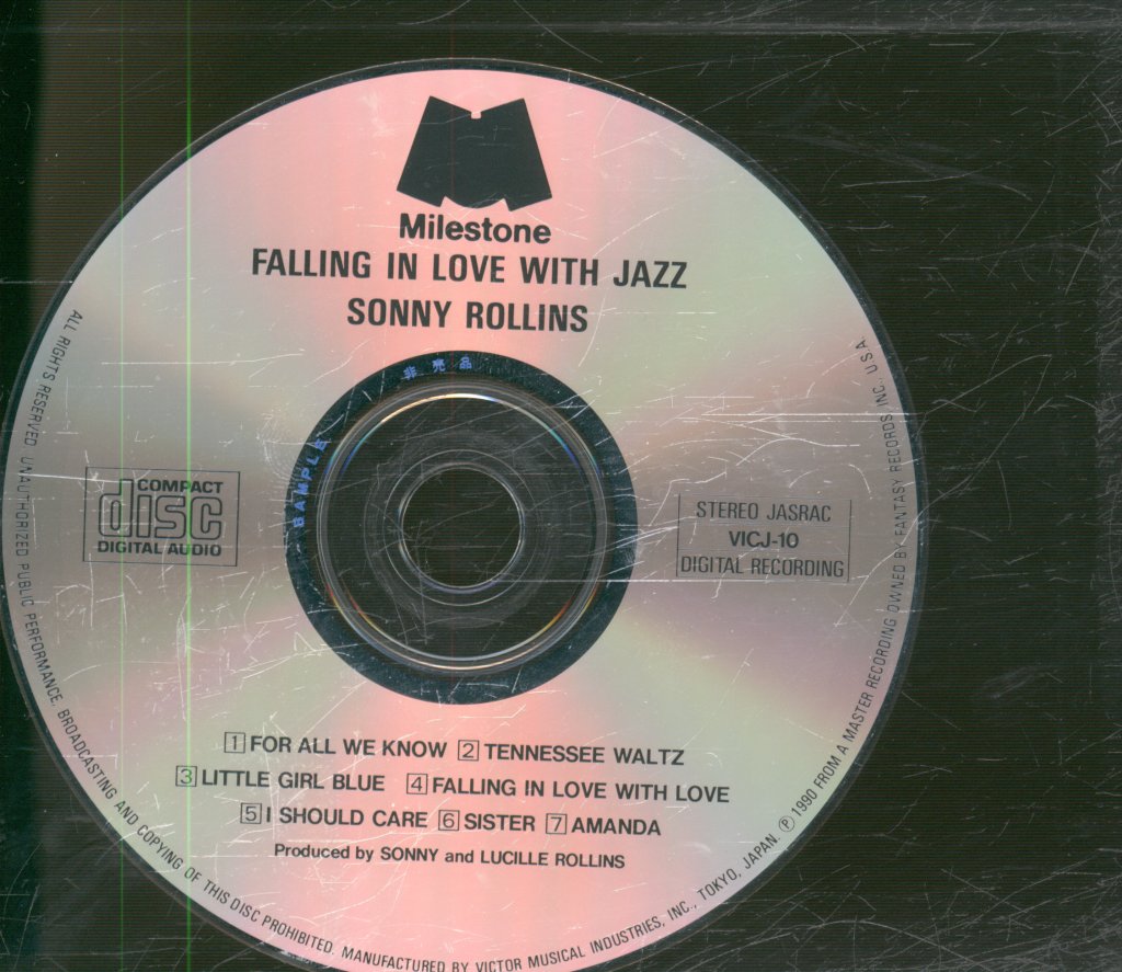 Sonny Rollins - Falling In Love With Jazz - Cd